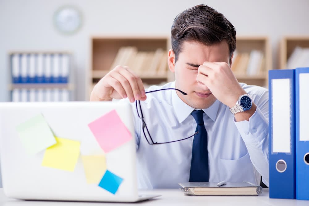 stressed at work