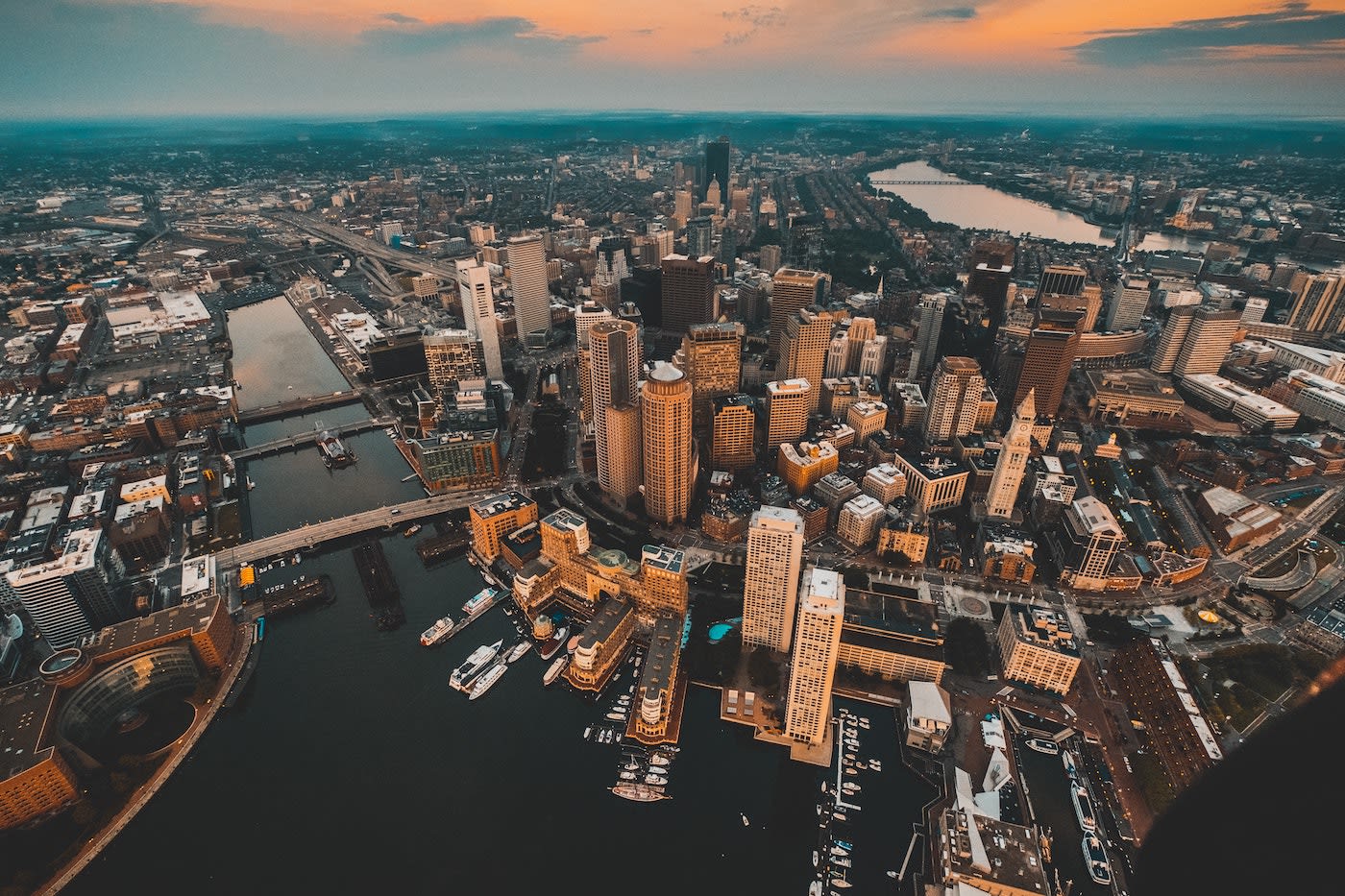 boston from above