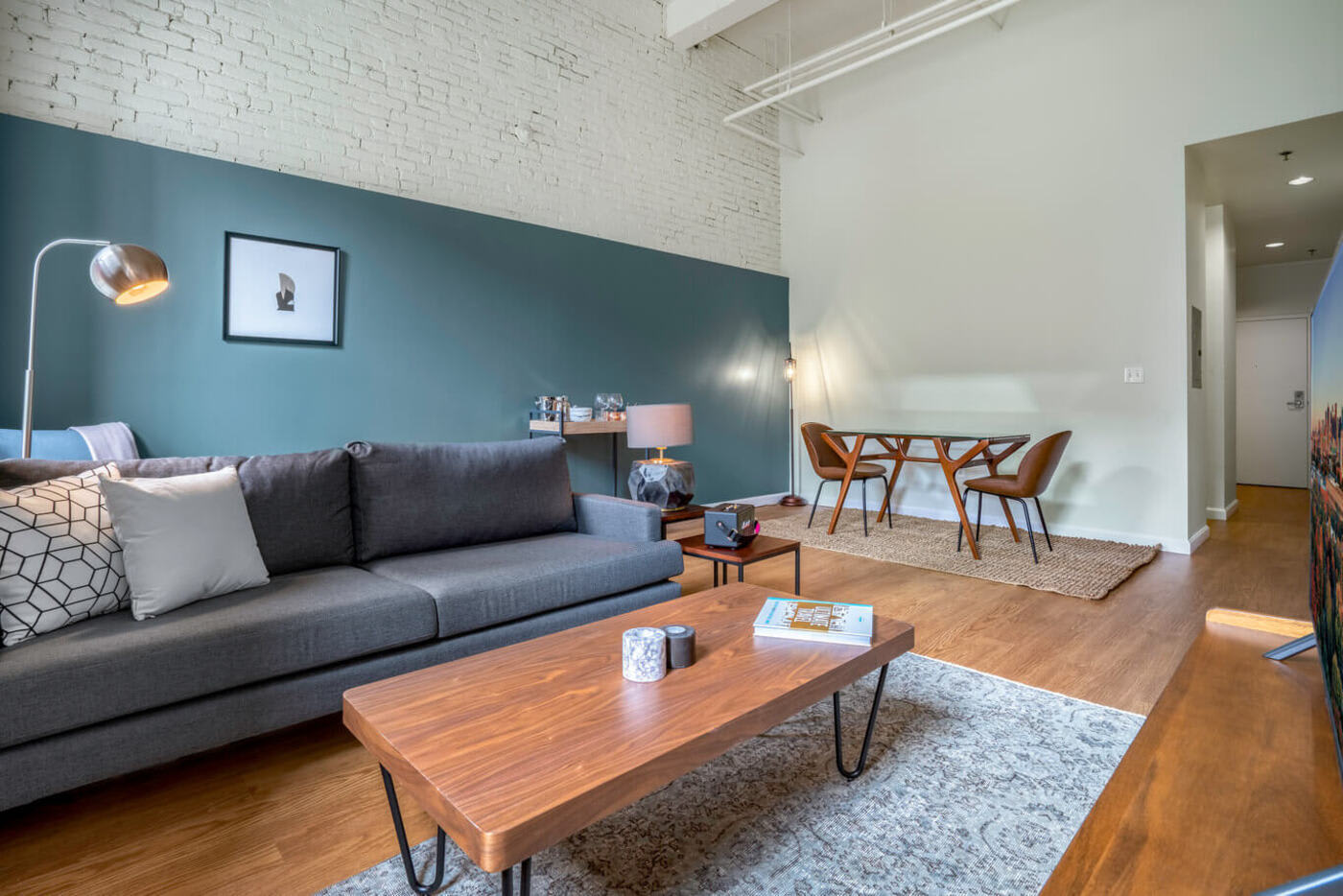 Blueground apartment living room interior