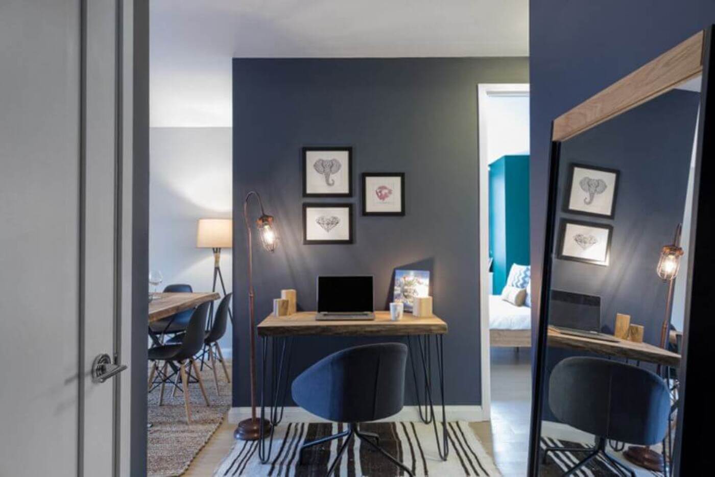 coworking space nyc home working space in a blueground apartment