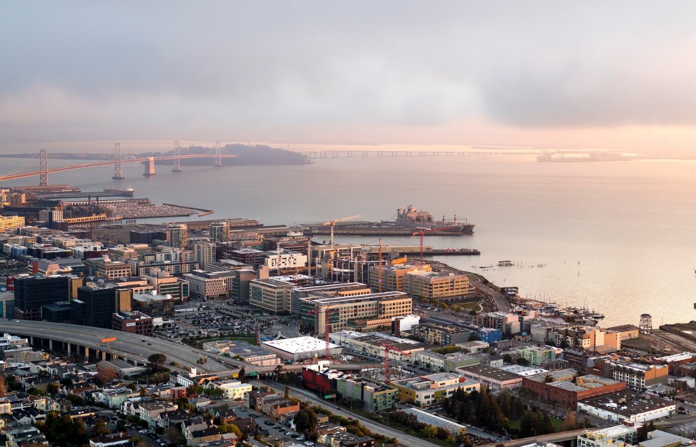 Landscape view of Mission Bay in San Francisco