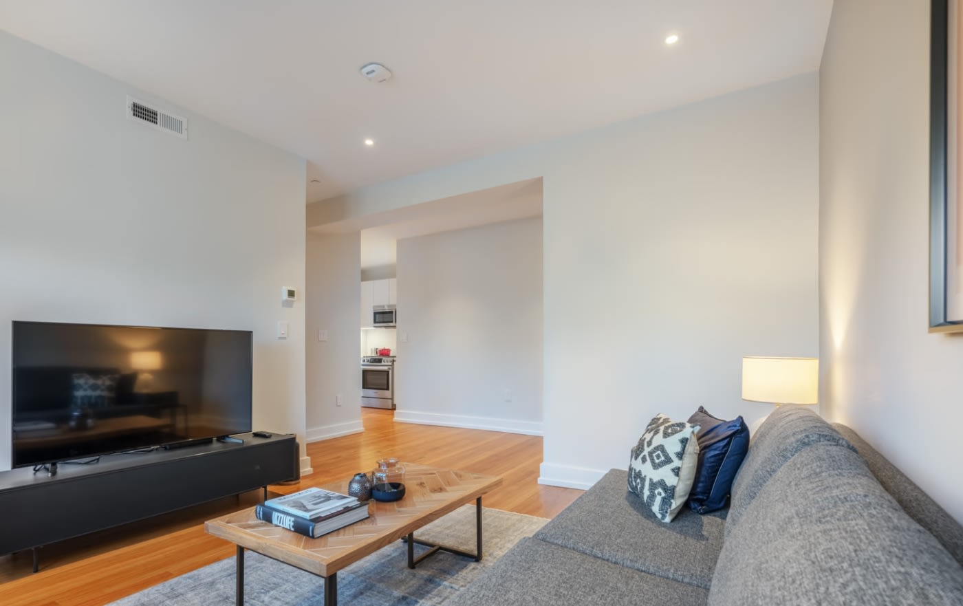cambridge apartment living room