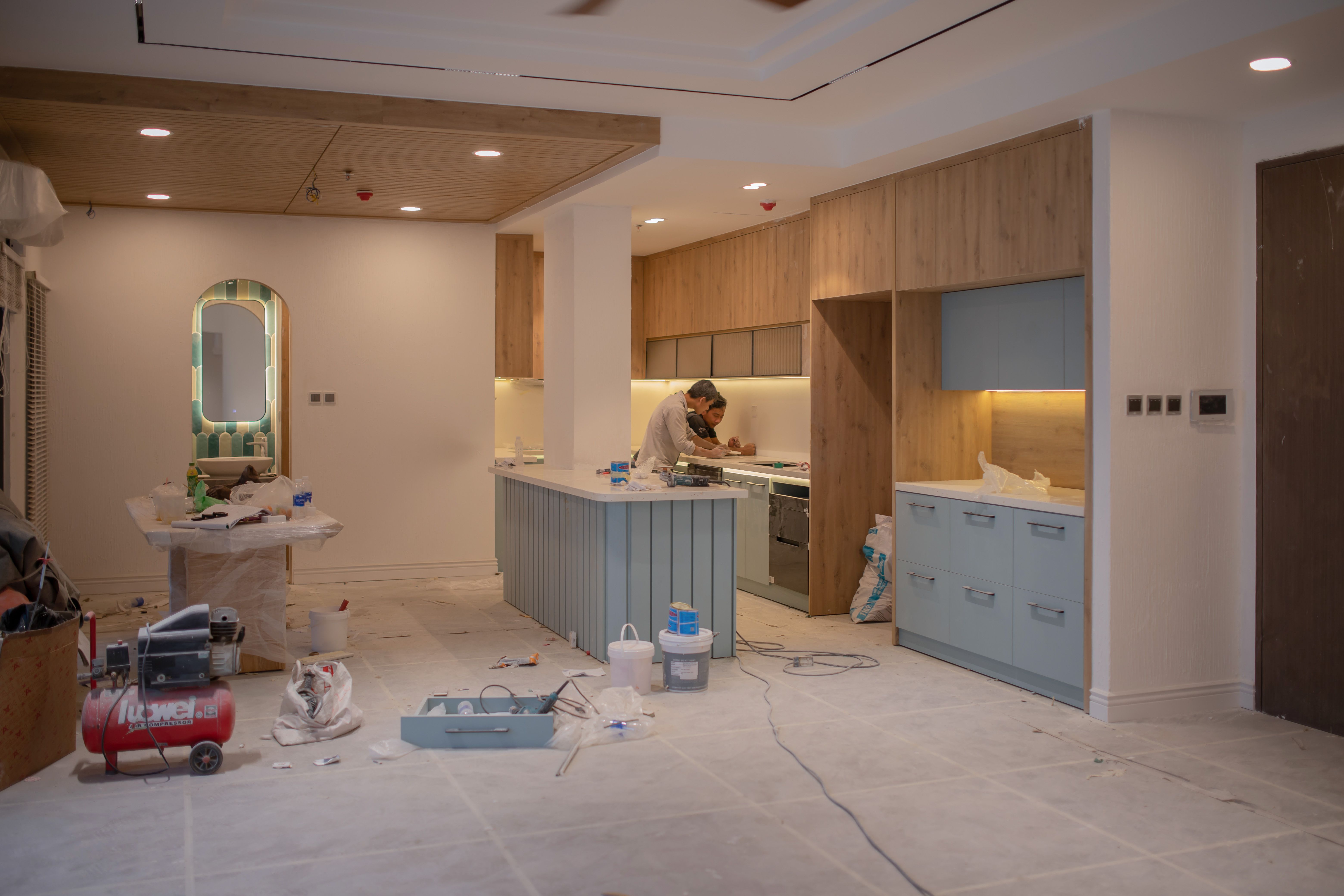 Kitchen under renovation