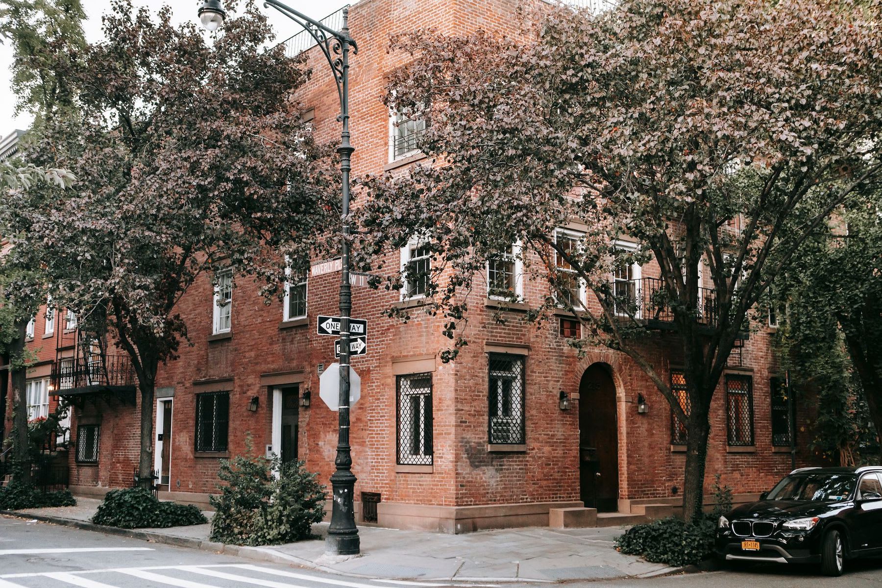 Street corner in West Village NYC