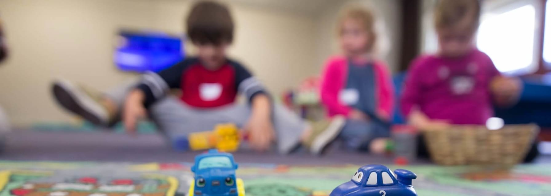 children playing at school