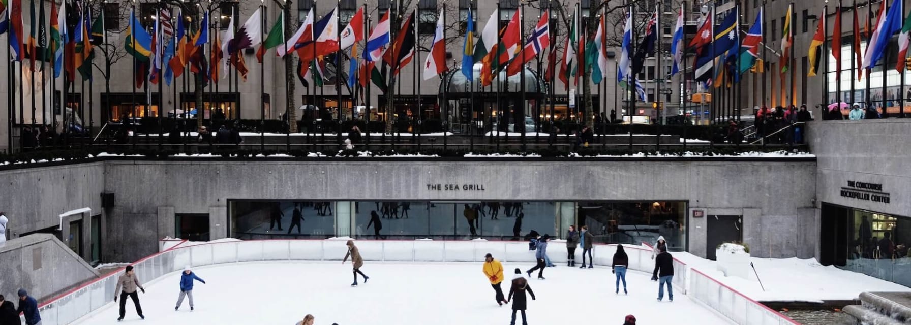 skating at rockefeller center