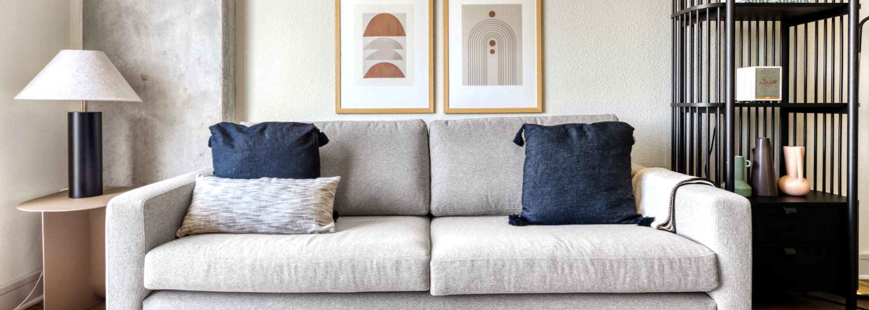 Blueground apartment interior in Austin