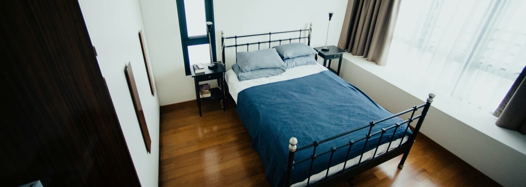 a student dorm bedroom