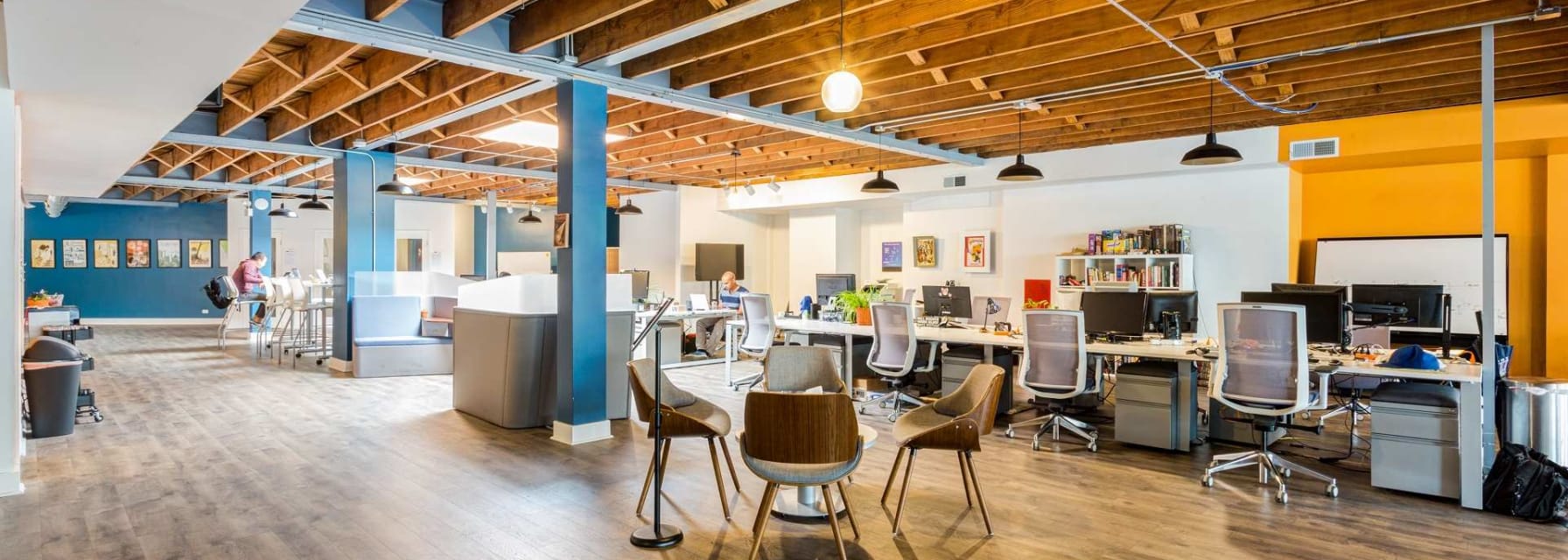 coworking space chicago second shift open office