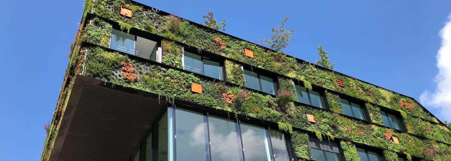 Sustainable apartment building