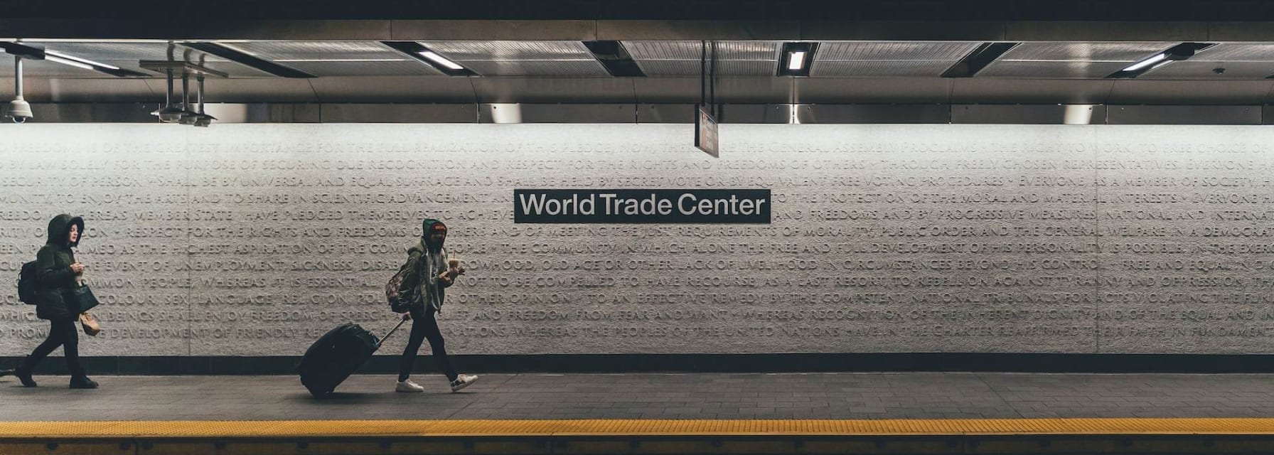 world trade center subway platform nyc