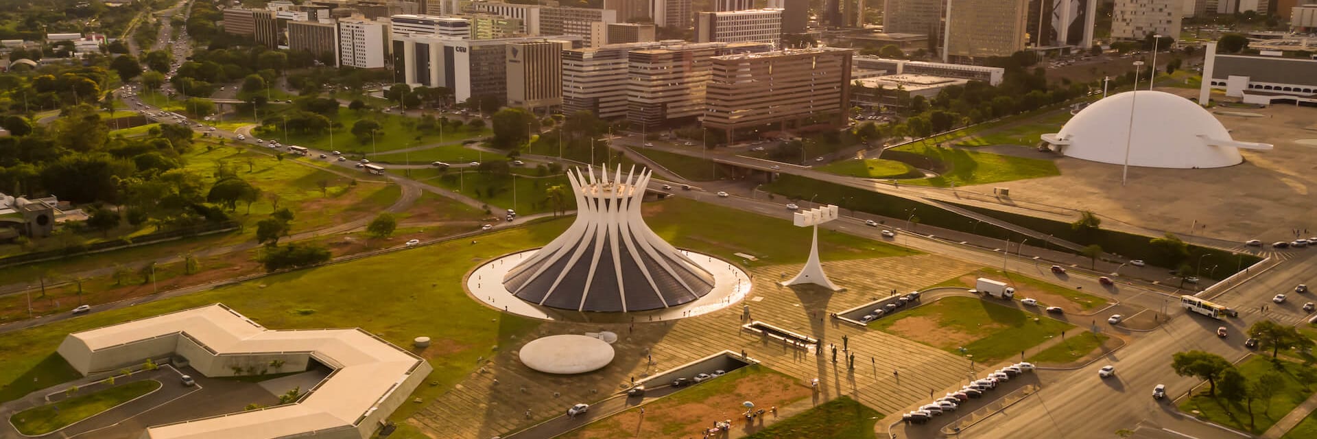 Skyline and architecture of Brasilia