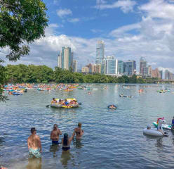 barton hot springs in austin, tx