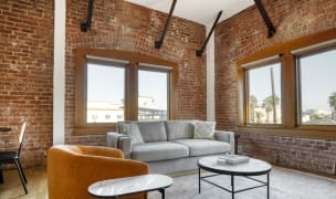 Blueground apartment living room in Los Angeles