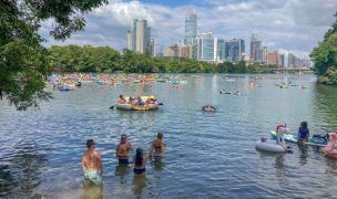barton hot springs in austin, tx