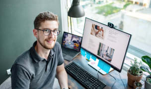 at home in a blueground apartment