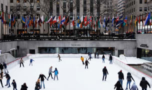 skating at rockefeller center