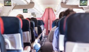 a flight of passengers