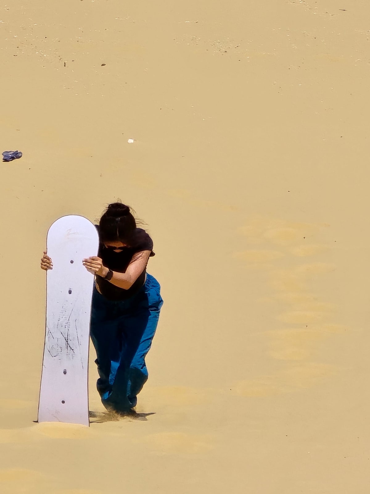 First Sandboarding Run