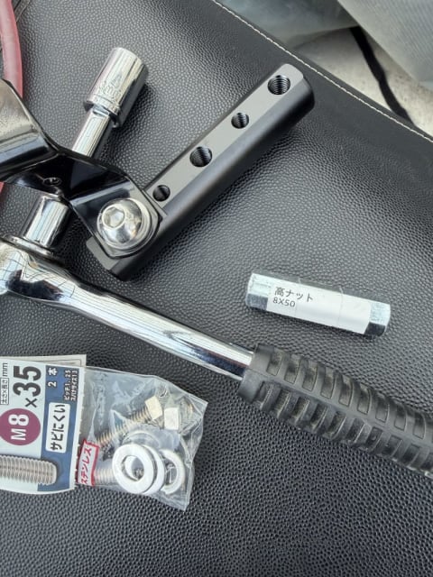 スマホホルダー取り付け用パーツ群 スマホホルダー取り付け用パーツ群