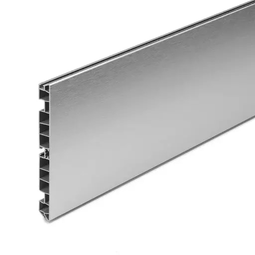 [540031920452] Plinthe de cuisine moderne PVC 270x10cm Clips et embouts inclus.