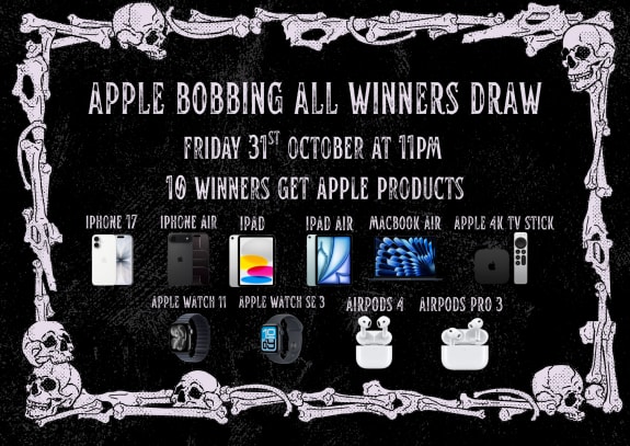 Apple Bobbing All Winners Draw