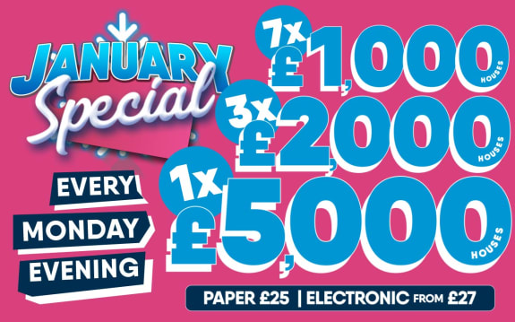 Monday Evening January Specials