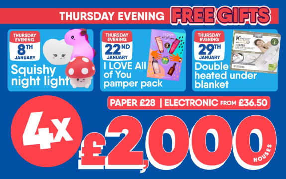 Thursday Evening Free Gifts