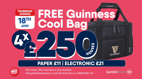 18.06 Free Guinness Cool Bag