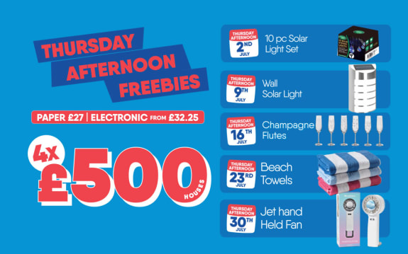 Free Gift Thursday Afternoon