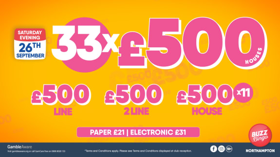 26.09 33x £500 