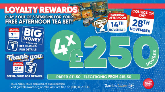 Nov Saturday Loyalty Rewards