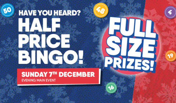 Half Price Bingo!