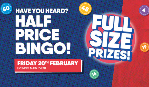 Half Price Bingo!