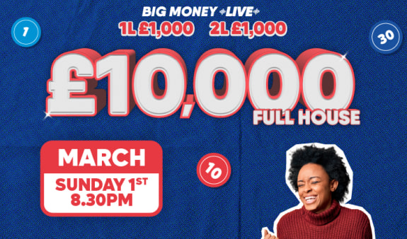 Big Money Live: Grab £10k
