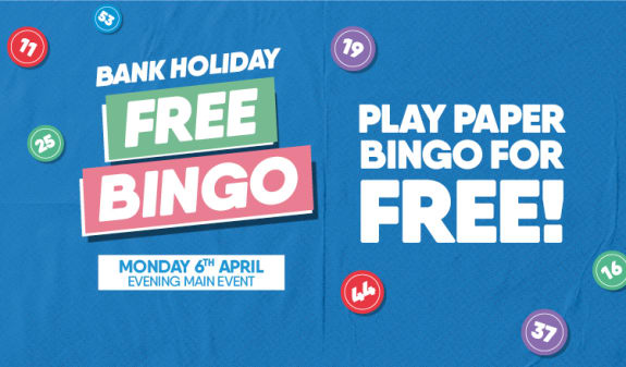 Bank Holiday Free Bingo!