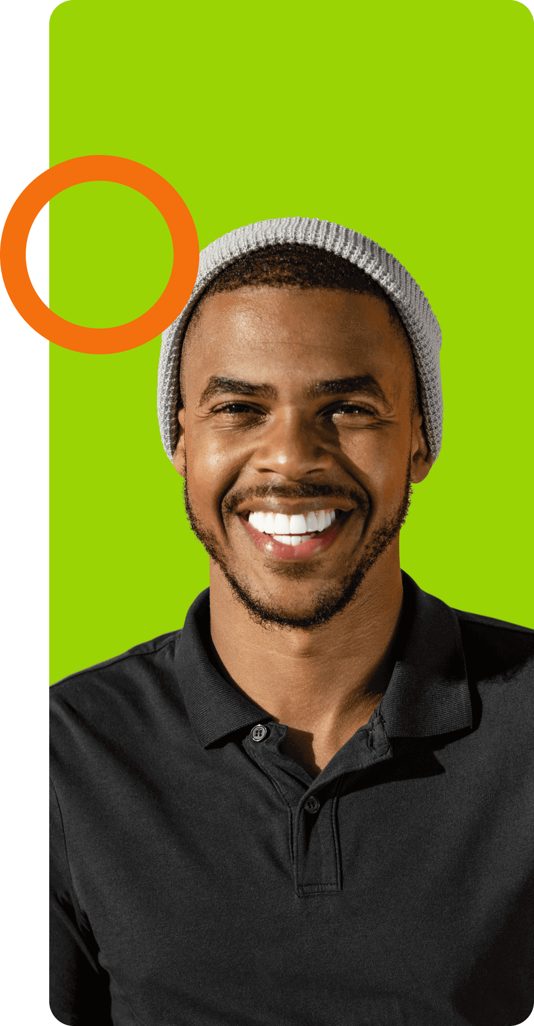 a smiling guy