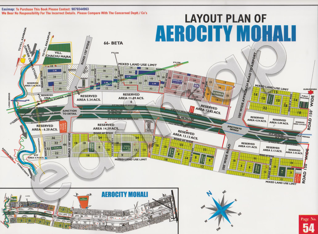 AEROCITY MOHALI map
