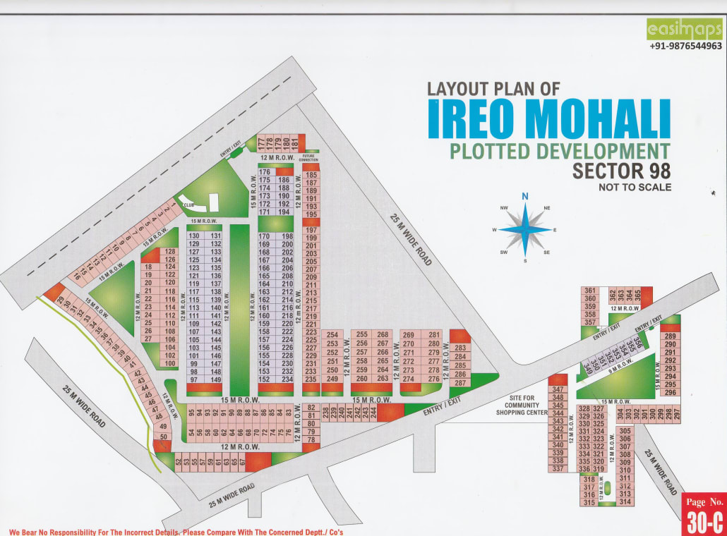 IREO Mohali Sector 98 map