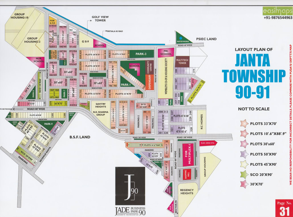 Janta Township 90-91 map