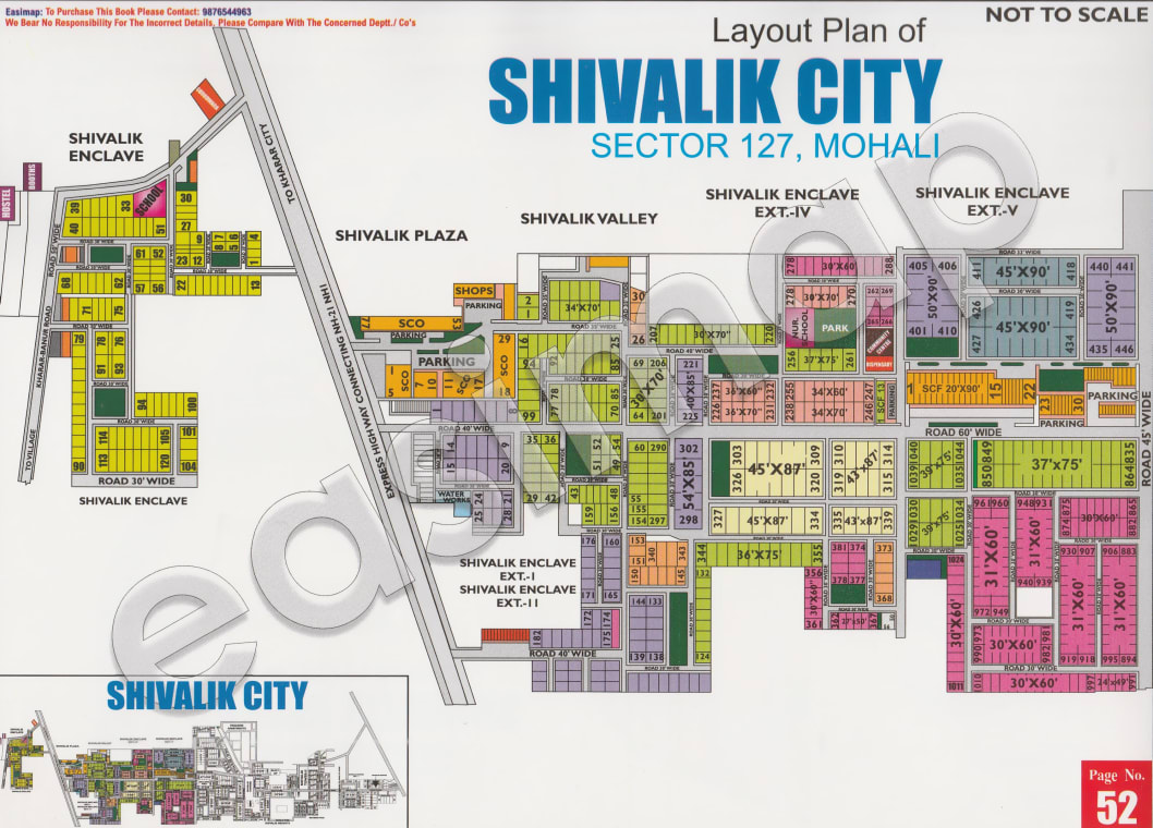 SHIVALIK CITY Sector 127 map