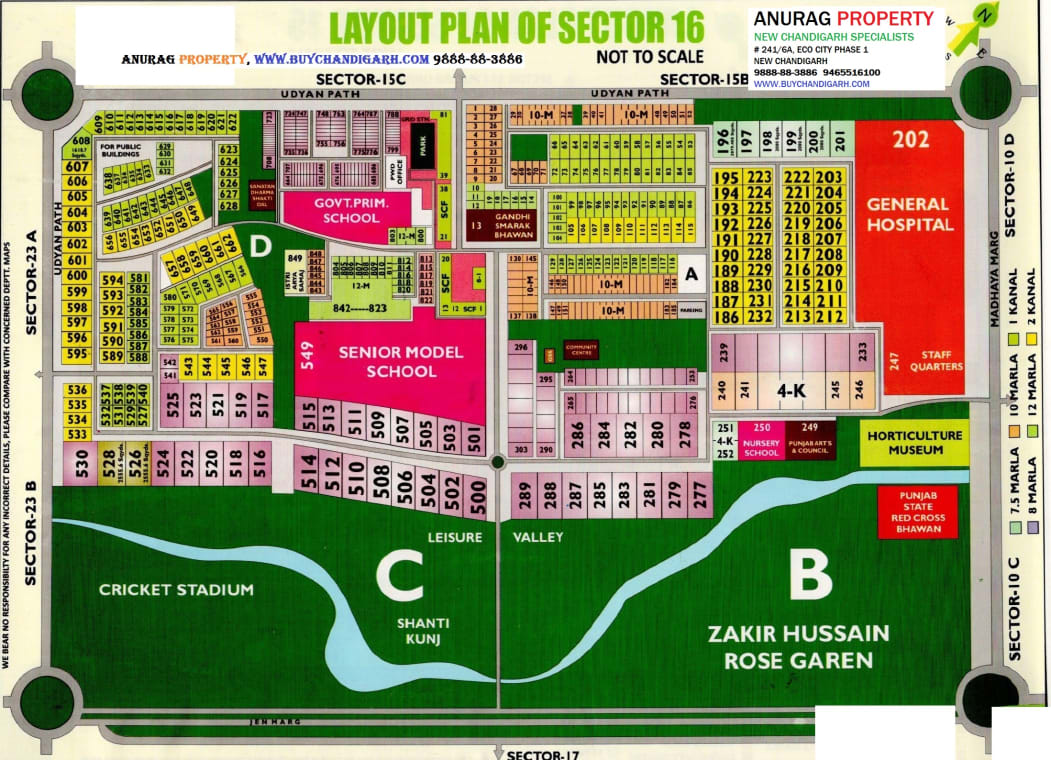 Sector 16 map