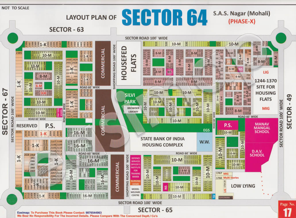 Sector 64 map