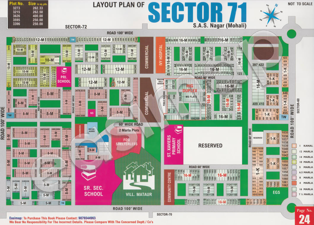 Sector 71 map