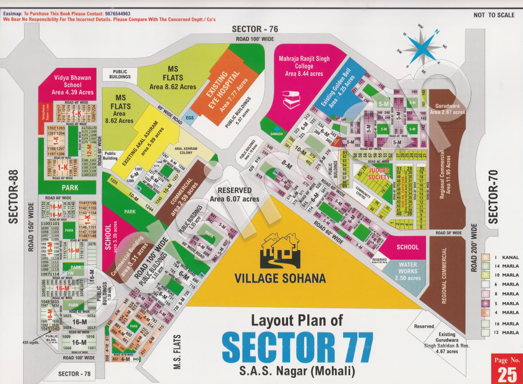Sector 77 map