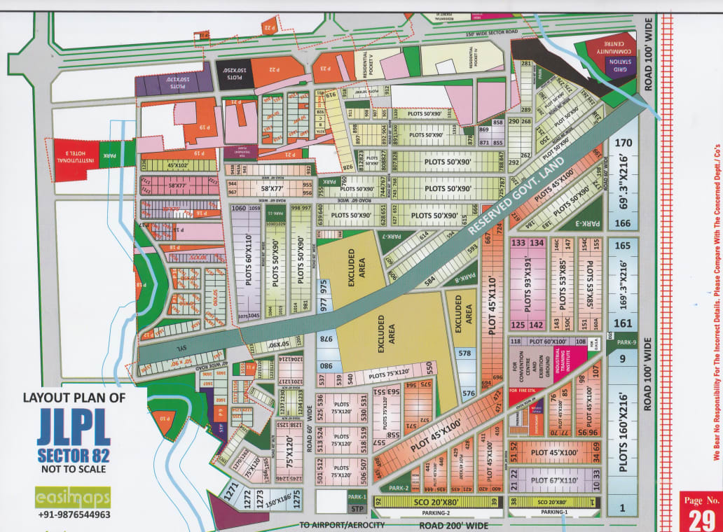 JLPL Sector 82 map