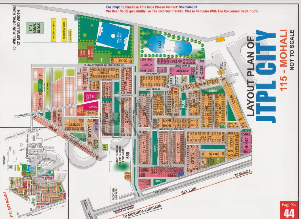 JTPL CITY Sector 115 map