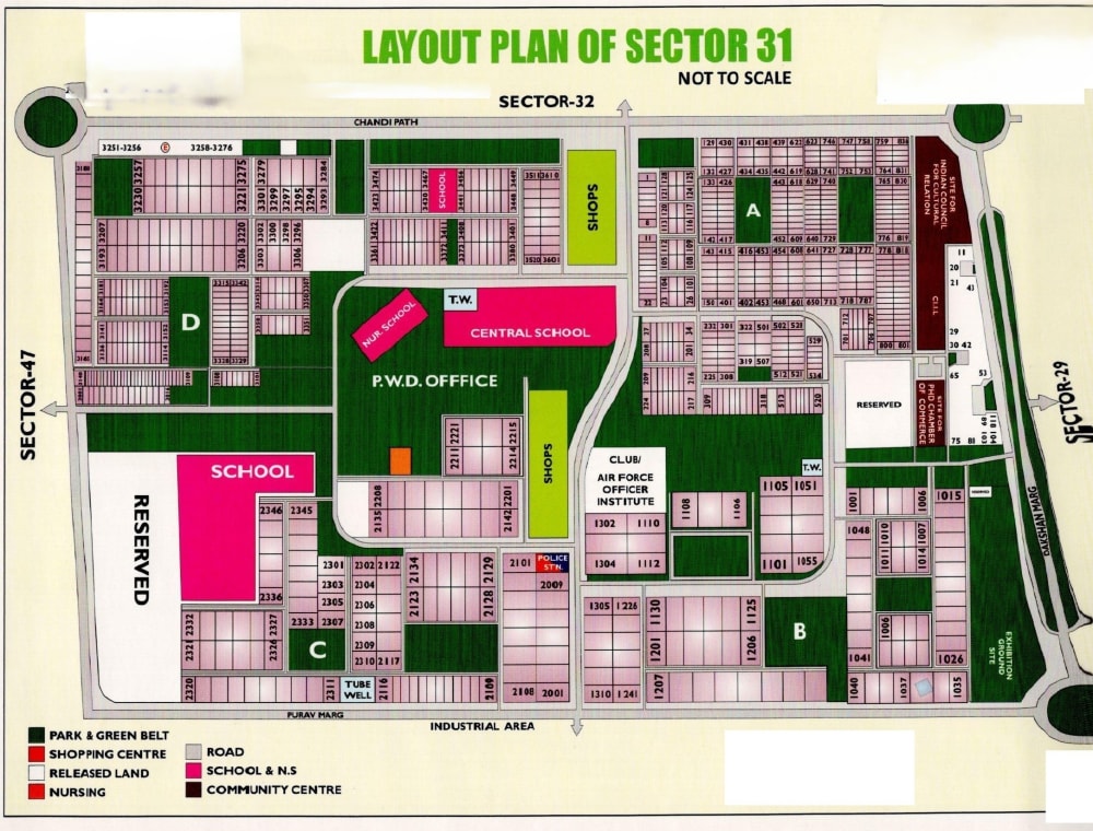 Sector 31 map