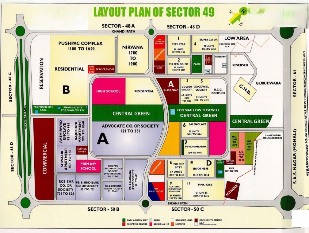 Sector 49 map