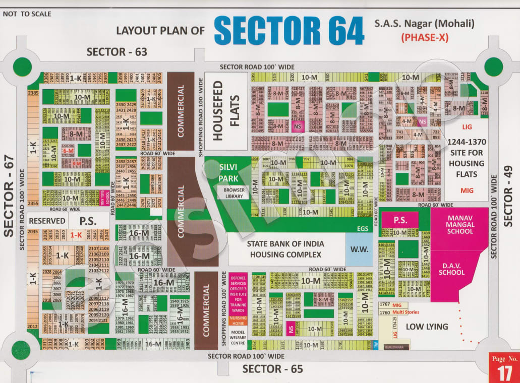 Sector 64 map